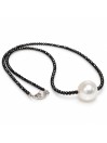 Collier perle australie et diamants noir Moea Perles - 3