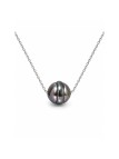 Collier or Mo perles de tahiti cerclée Moea Perles - 2