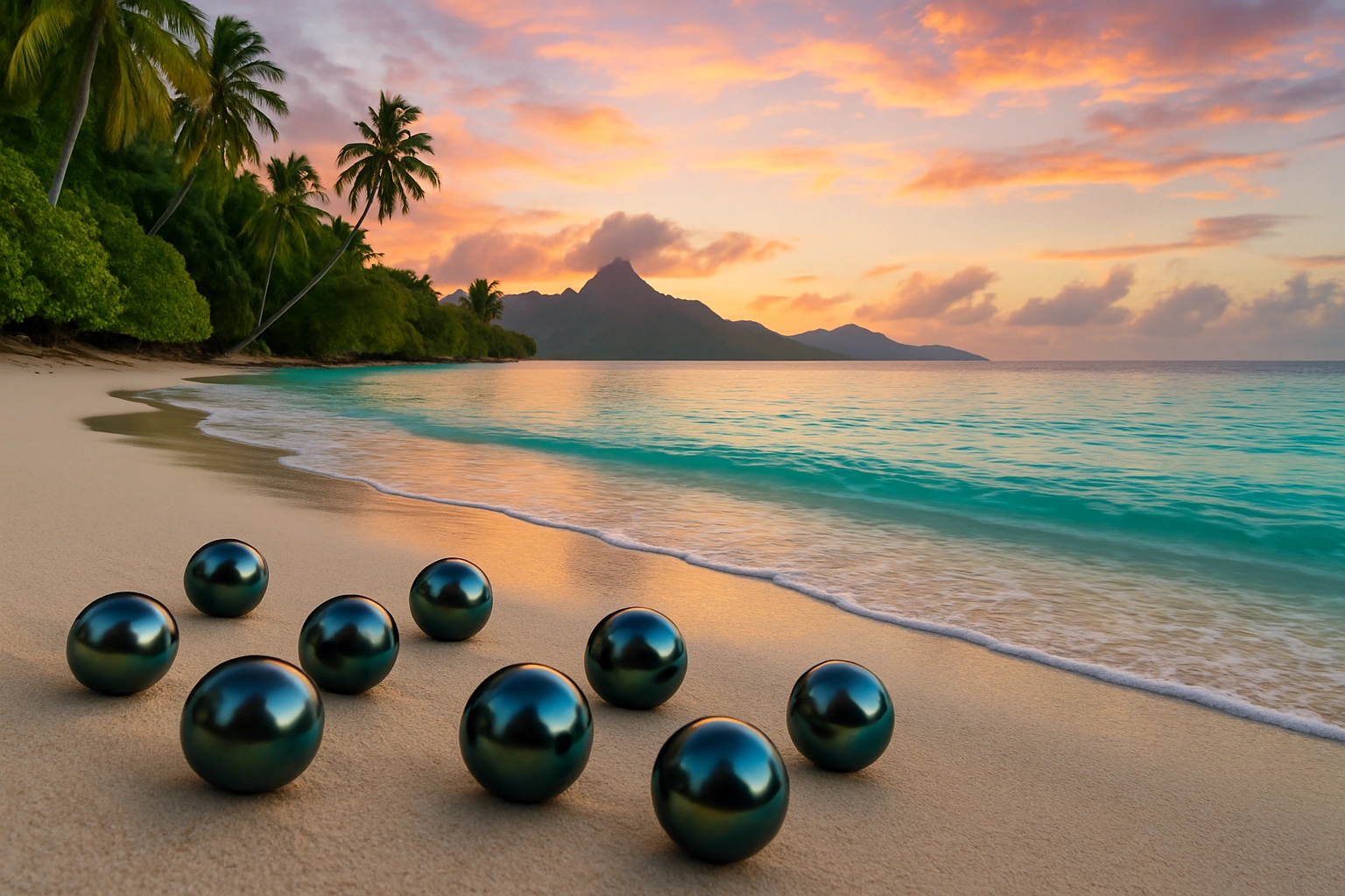 Influence de la mer sur les perles de Tahiti