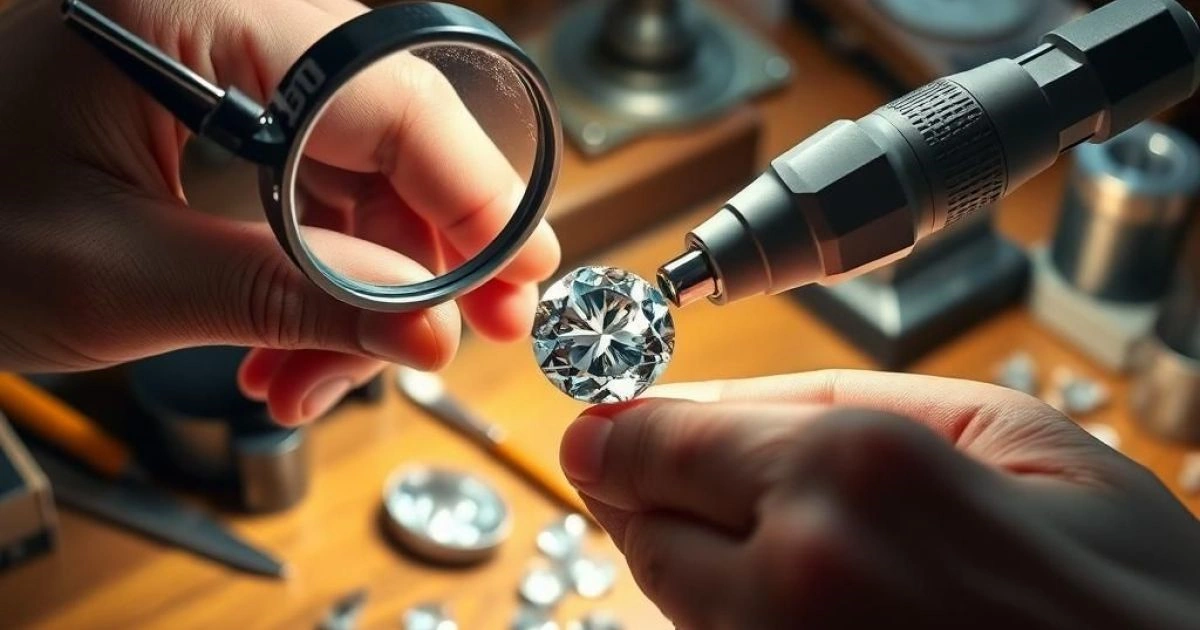 authenticité d'un diamant