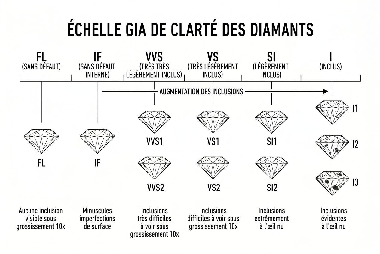 Échelle de clarté GIA