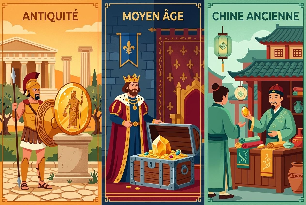 Histoire symbolique de la citrine à travers les âges