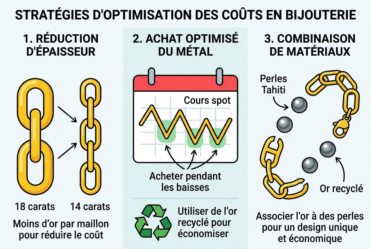 Stratégies d'adaptation des bijoutiers