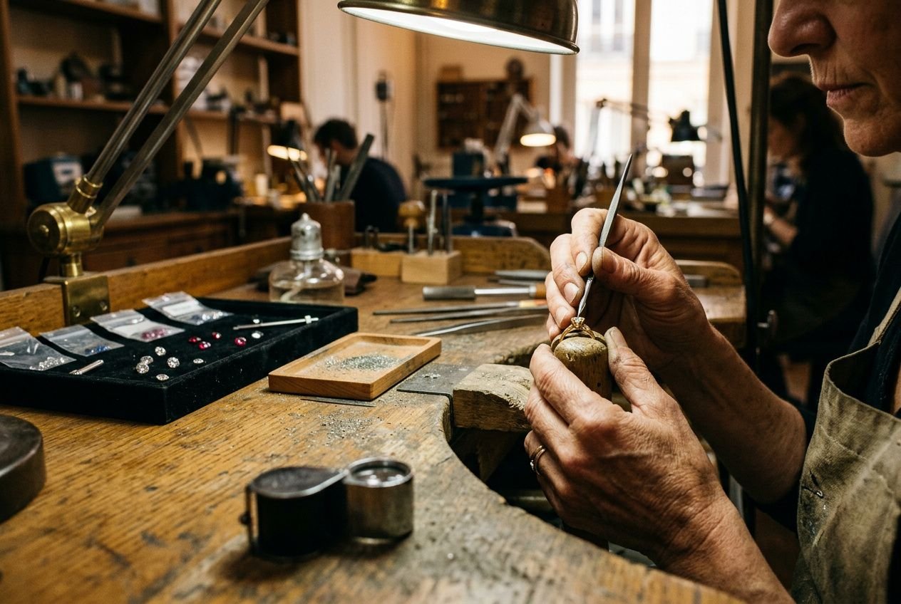Devenir sertisseur : le métier de sertisseur en joaillerie