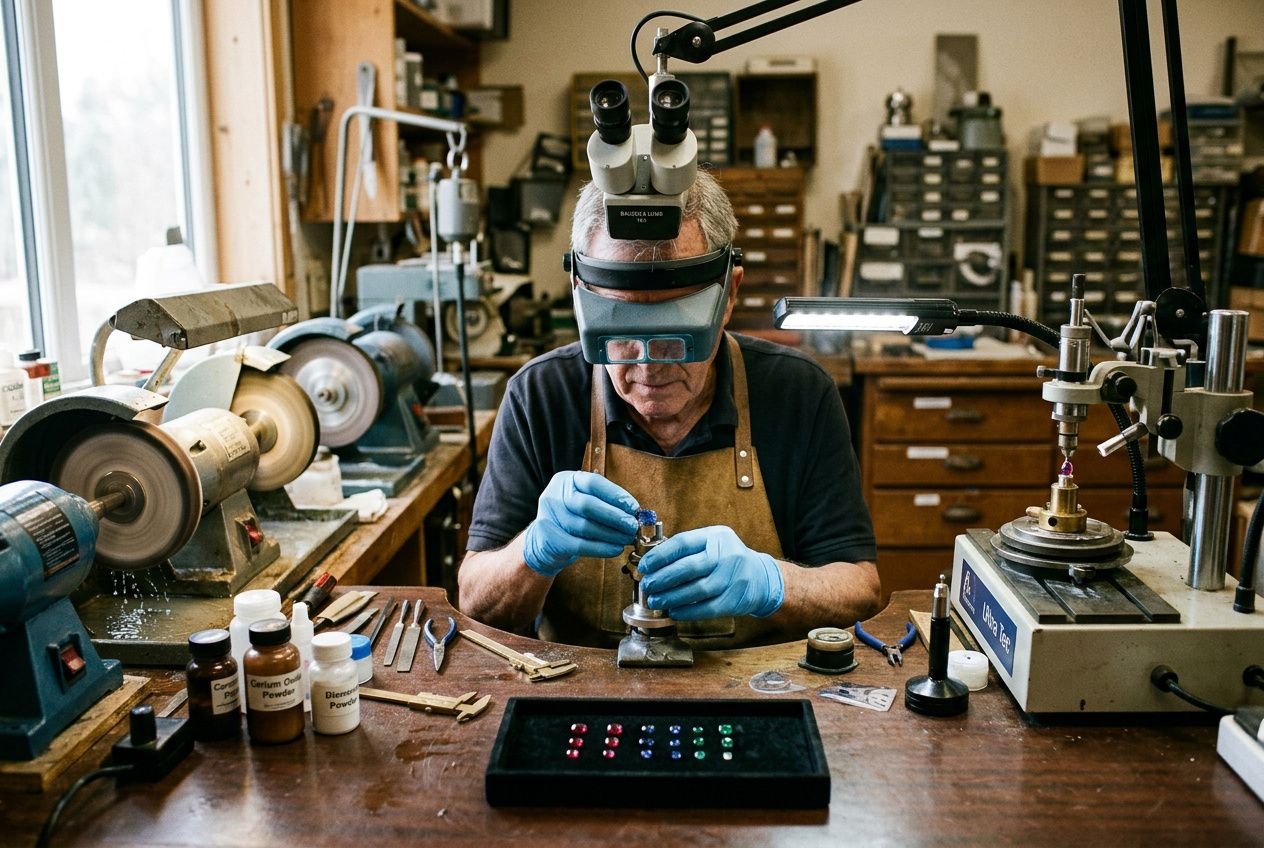 Diamantaire et lapidaire : le métier d'expert en taille de pierres précieuses