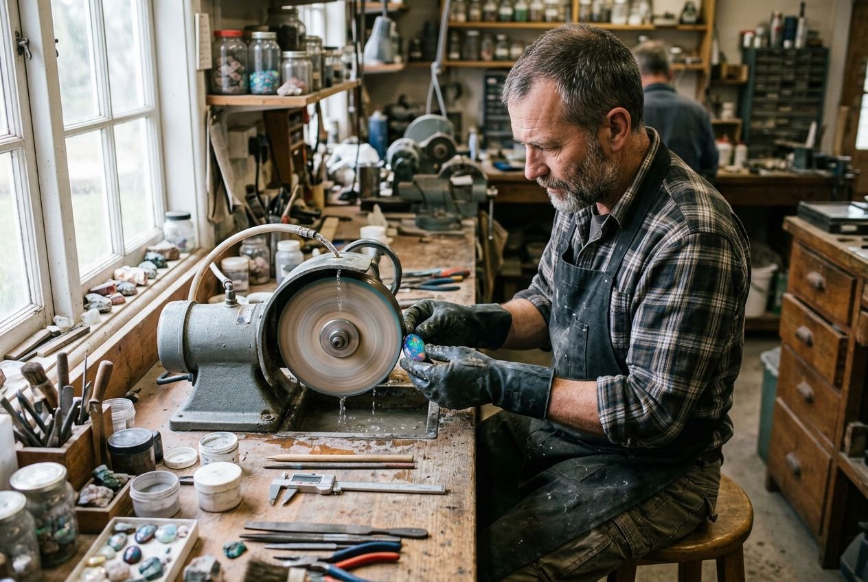 La taille des gemmes : le travail d'un lapidaire expert